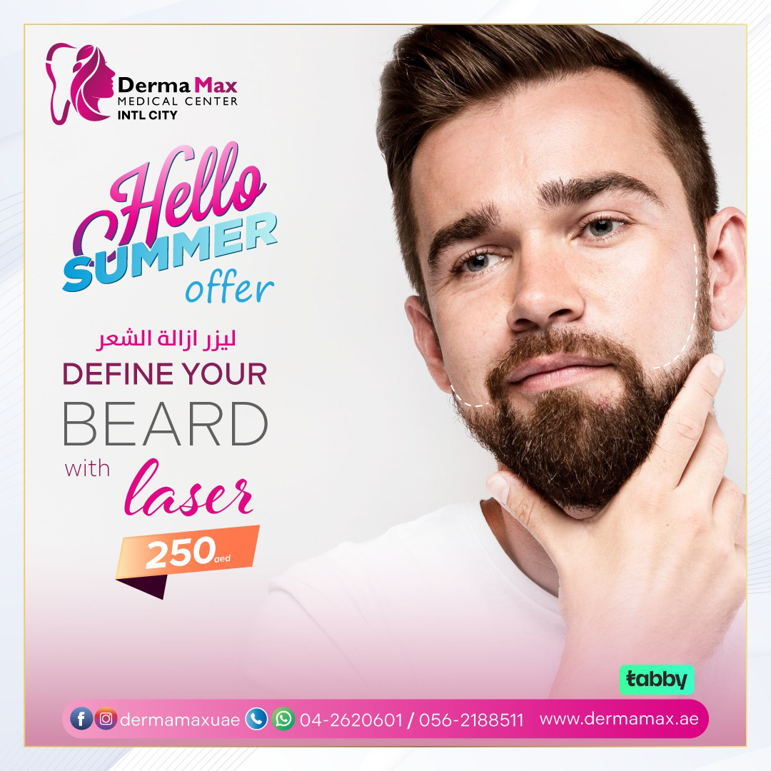 Gents Summer Offers - Beard defining - Dermamax International Clinic