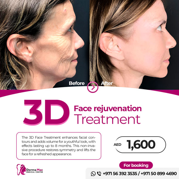 3D Face Rejuvenation Treatment - Dermamax Medical Center